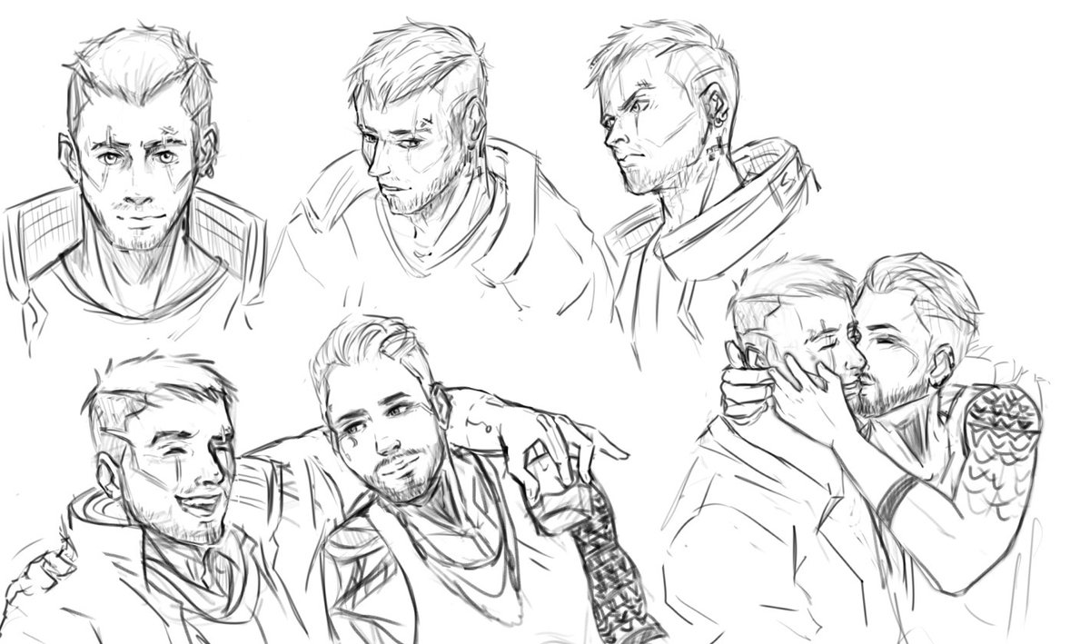 zeefox1's tweet photo. Hello New obsession  #cyberpunk #v #kerry #cyberpunk2077 #sketches https://t.co/qPcIfYJrzR