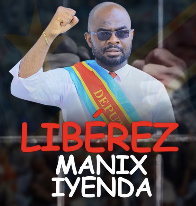 #RDC:Je demande à tous mes amis et ceux qui aiment la #Justice à retweeter cette image pour exiger la libération de notre compatriote! Go