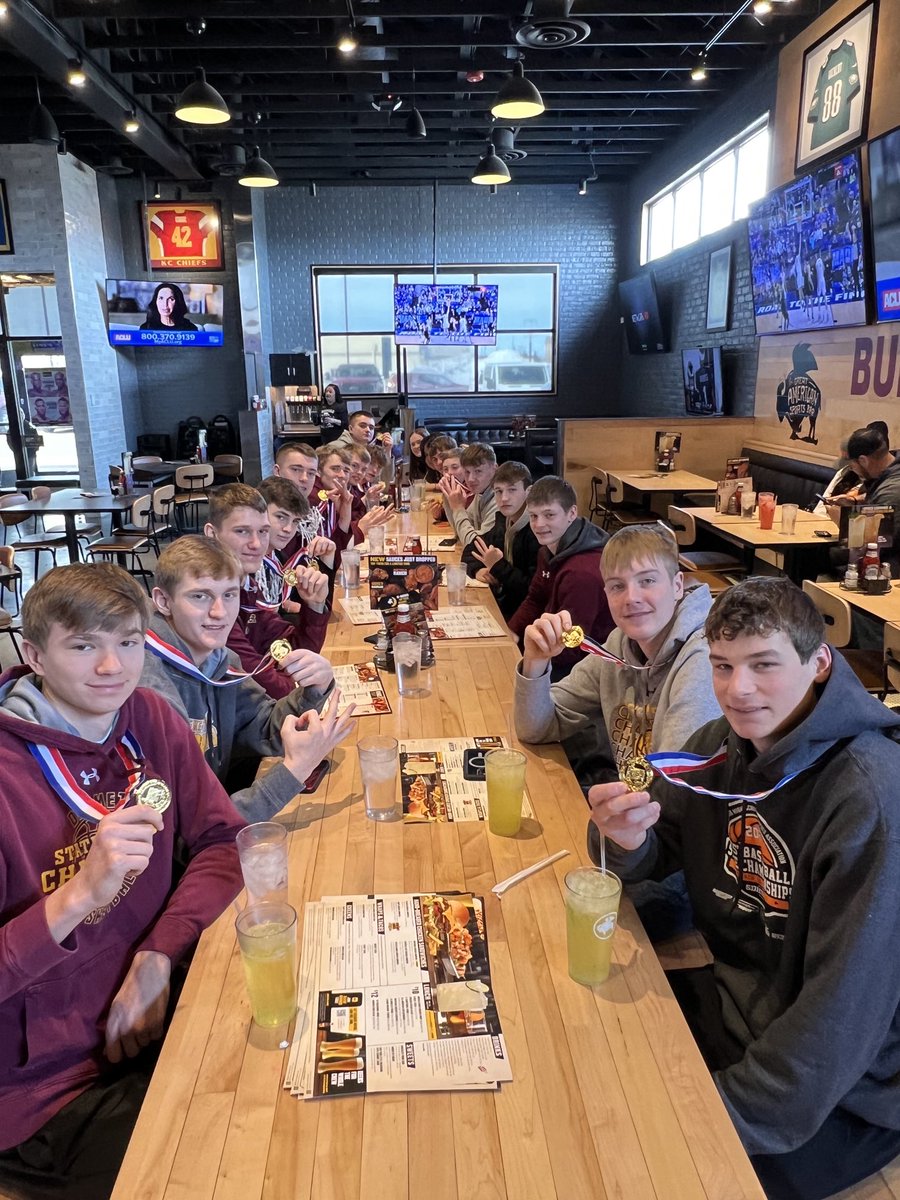 2021 2022 2023 Championship Lunch at BDubs. Thanks Aberdeen!