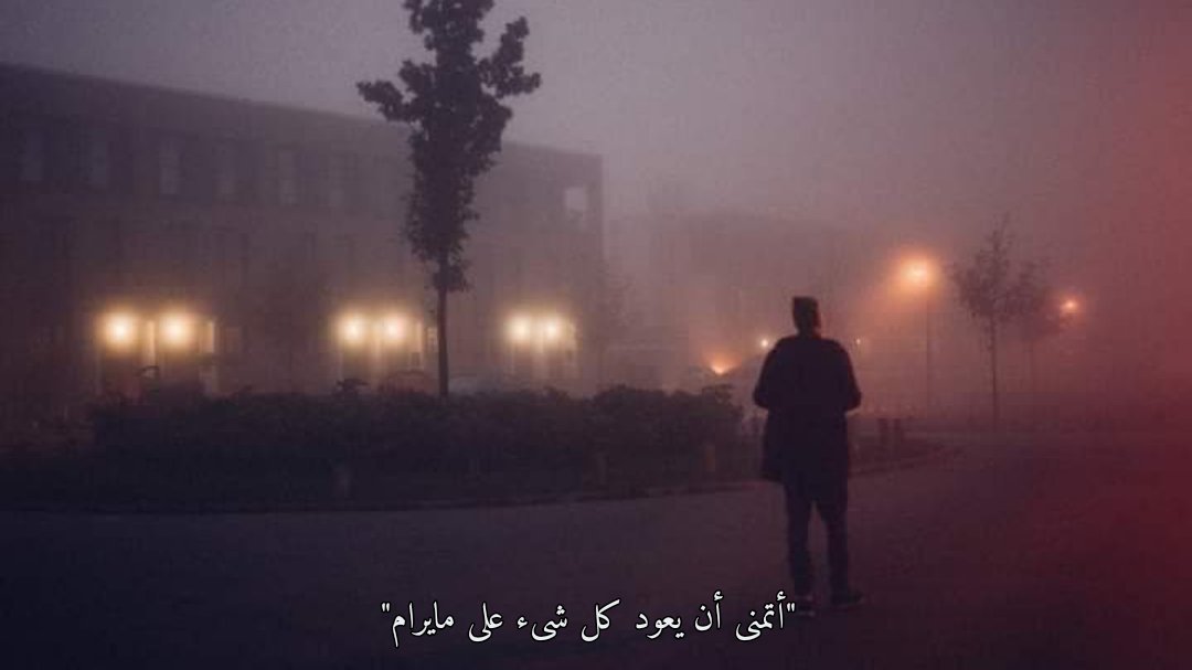 أتمنى أن يعود كل شيء كما كان، حتى أنا ."