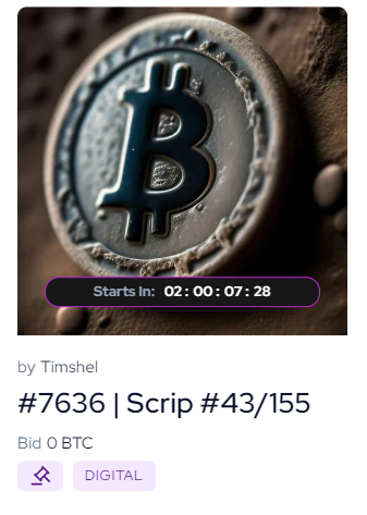 scarcedotcity's tweet photo. Early Ordinal Inscriptions, sub 10K

No Reserve Auctions

Tomorrow

📎https://t.co/zEUZfQ6TG0 https://t.co/SFnxyJtec4