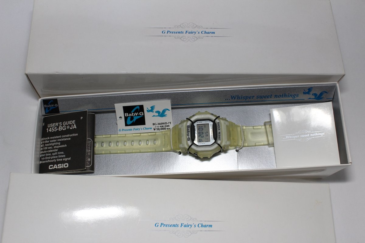 GshockTkhs's tweet photo. CASIO BG-360WD G Presents Fairy's Charm clear Baby-G
https://t.co/wlOckUpvkF
#GPresents #FairysCharm https://t.co/puqmspWt6O