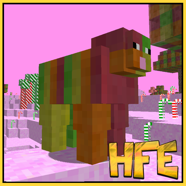 HarrysMods's tweet photo. Day 10:
Harry's Food Expansion 1.7 (Candy Update) sneak peak of the day, Gummy Sheep!

The idea for these was actually from @aj_madness!

#MinecraftMod #Minecraft #MinecraftModding https://t.co/mkIKncibPN