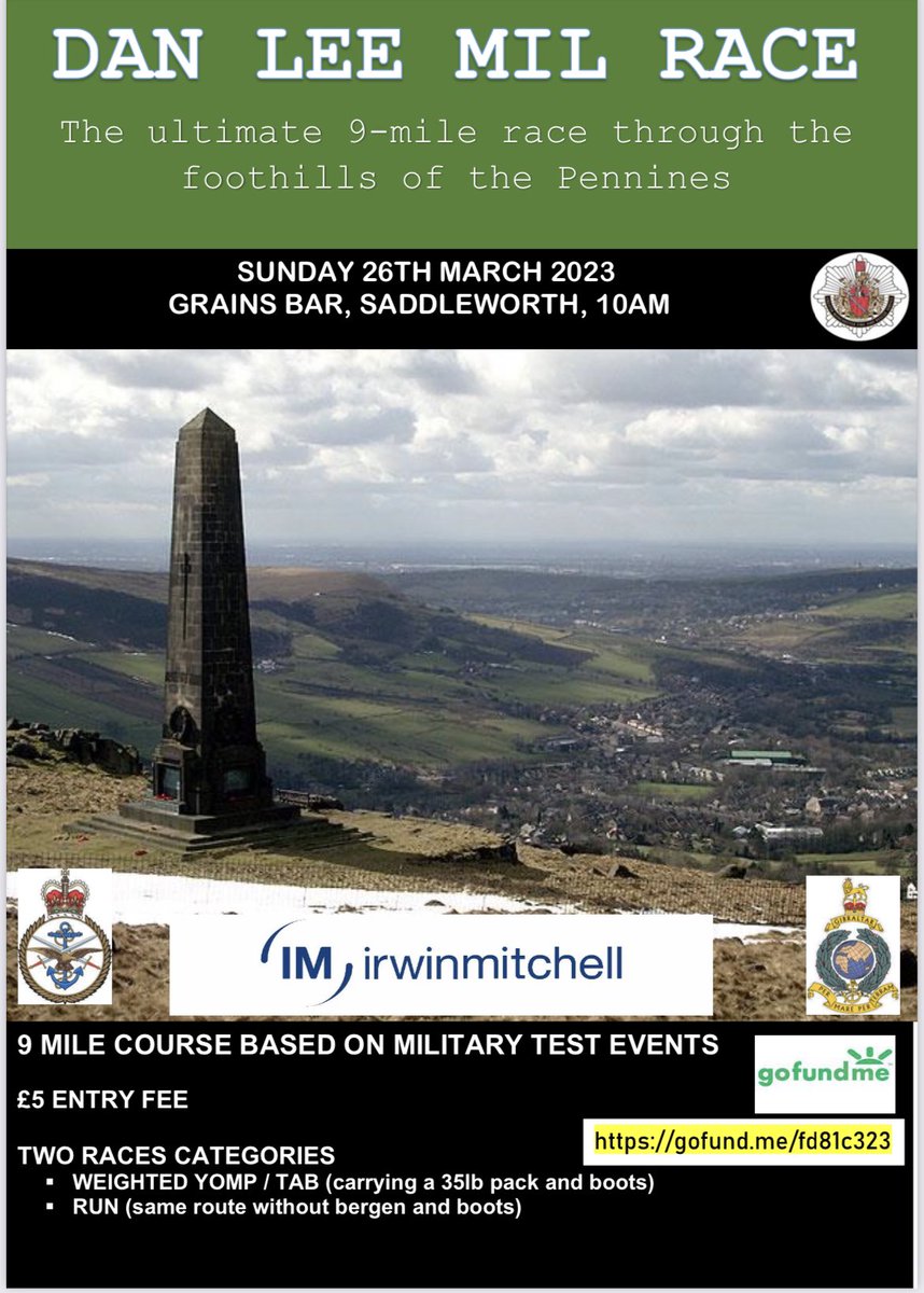 GMJPHelliwell's tweet photo. @amandamarsh2016 @irwinmitchell Many thanks Amanda for sharing and supporting!!! @irwinmitchell such fantastic supporters of all things #ArmedForces 🙏🏽. #firefighter  #Manchester #danleemilrace2023 https://t.co/K7JMeqOifN