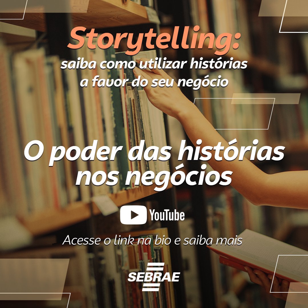 sebraesc's tweet photo. O storytelling é a técnica de contar histórias 🦄, que nos negócios pode ter um impacto significativo no seu faturamento e com seus clientes.
Acesse o link e saiba mais: https://t.co/I0O0Tc2wHs
#SebraeSC #Storytelling #Negócios #Empreendedorismo https://t.co/5PiZ968Pqt