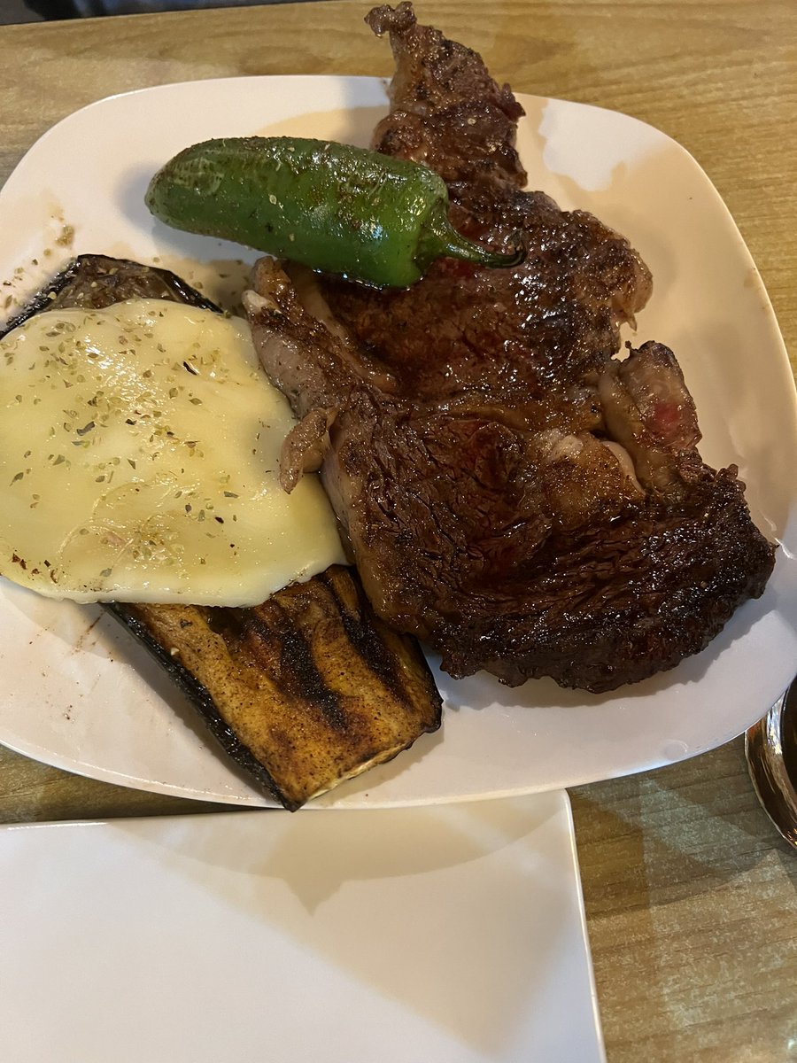CoachShawnQuinn's tweet image. After a spirited practice yesterday &amp;amp; hosting a tremendous groups of recruits on campus it was great to break bread at a Blacksburg 🥩 house. Gaucho Brazilian Grille, has some of the best Ribeyes in the New River Valley. Always great to support #LocalSmallBusiness @HokiesFB #BBHS