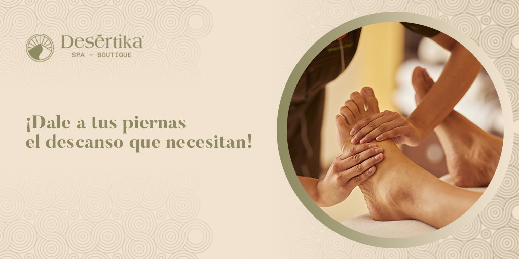 desertikaspa's tweet photo. El masaje en las piernas puede ser muy beneficioso para tu salud, mejorando tu circulación y reduciendo la aparición de varices.

¡En tan sólo 30 minutos sentirás alivio!

Agenda tu cita hoy 👉 https://t.co/ccFa4v3ic8 

#Desertikaspa #masajeenpiernas #masajerelajante #spa https://t.co/w140n2N3yq
