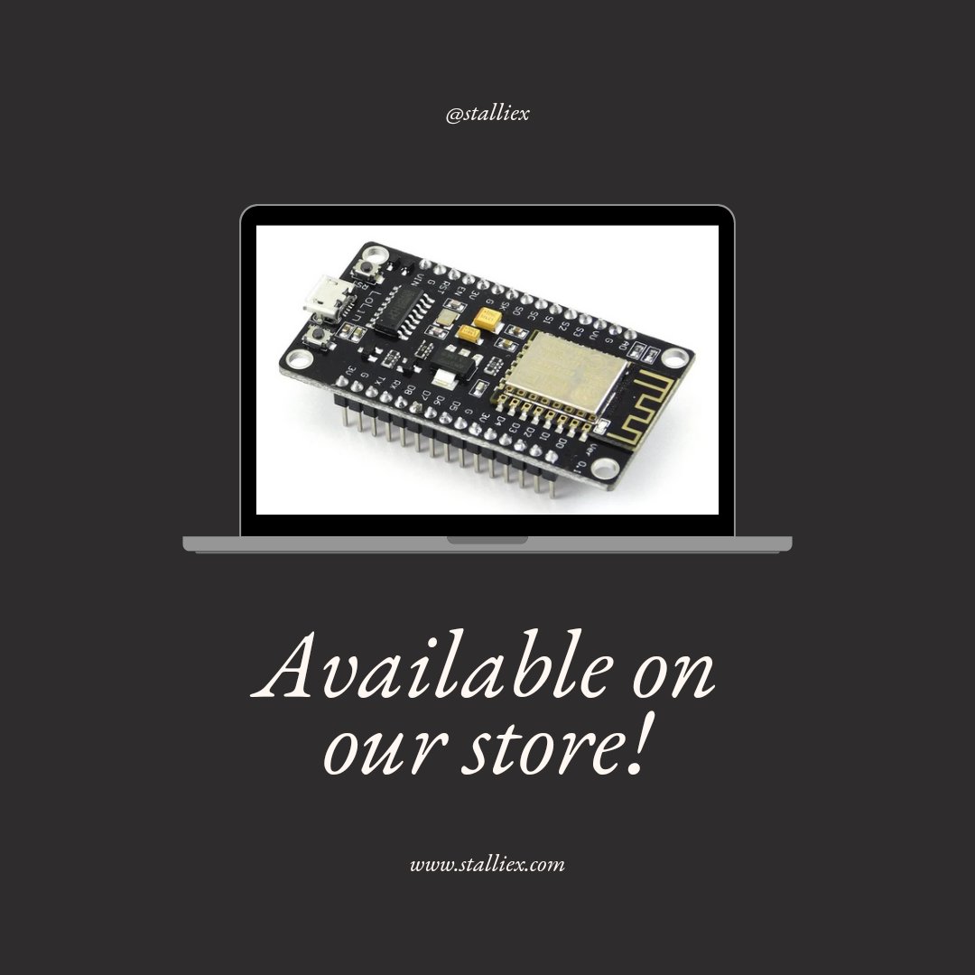 stalliex_'s tweet image. Heavy Discounts on NODEMCU ESP8266 WIRELESS MODULE.

#esp8266 #nodemcu #wifi #wireless #module