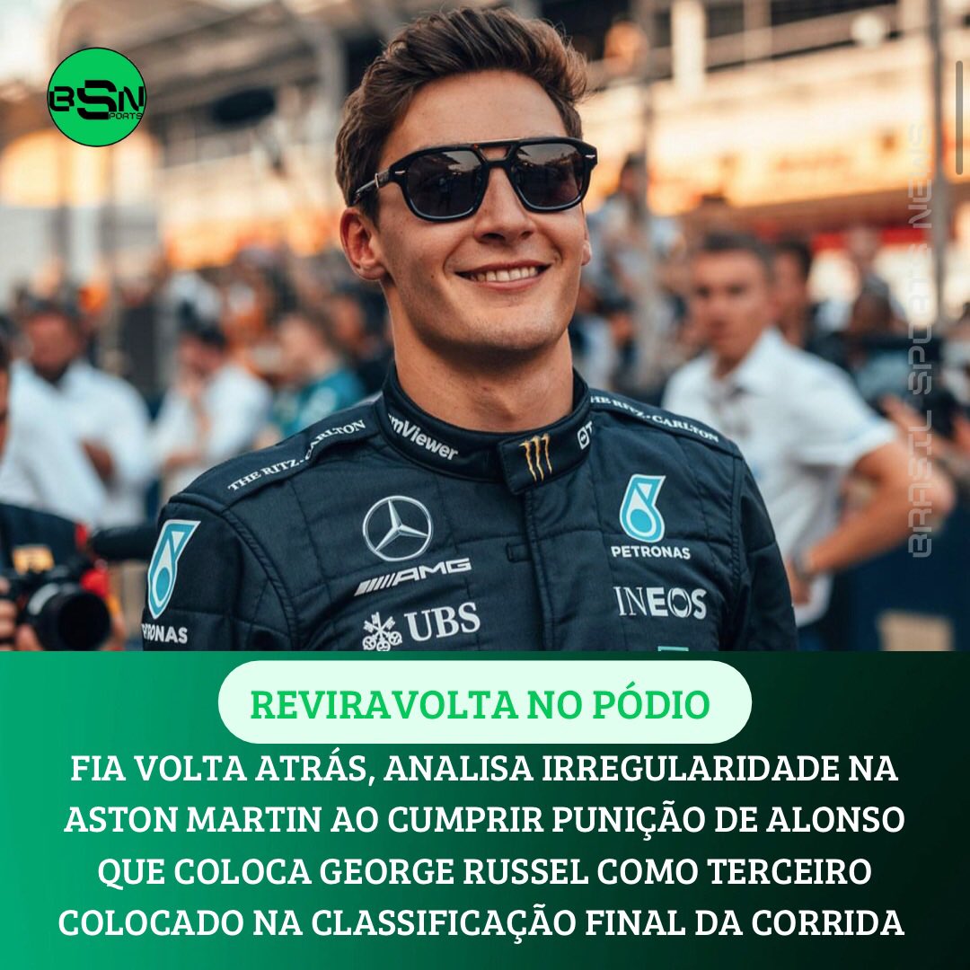 BSN_brasil's tweet photo. Fernando Alonso sofreu uma punição de 5 segundos logo no começo da corrida, por não alinhar o carro corretamente no colchete. 

Ele cumpriu os 5 segundos na parada do pit stop quando o Safety Car estava na pista. https://t.co/wLYXC9l8Vp