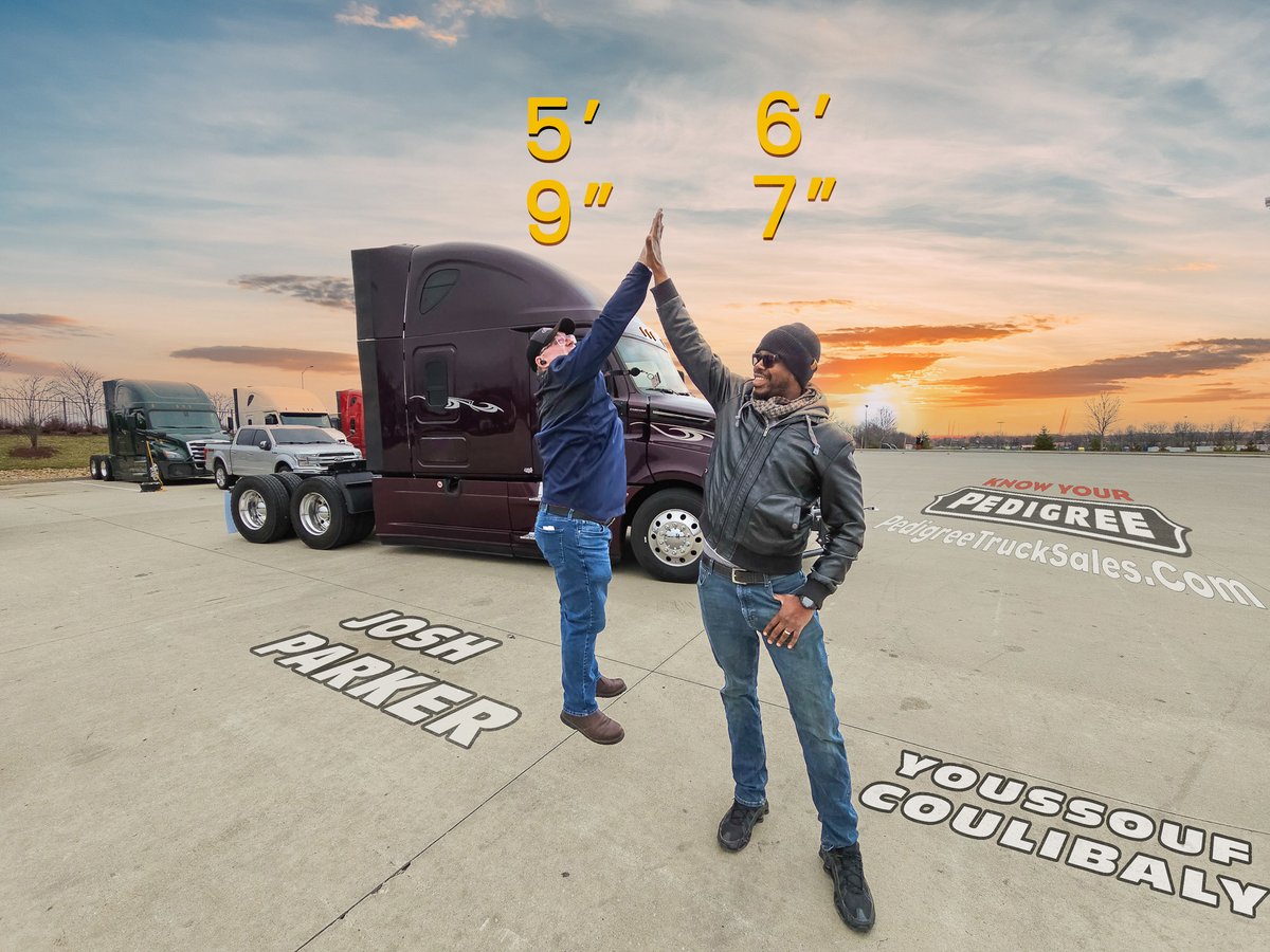 PedigreeTruck's tweet image. You may not have the vertical leap that our Truck Expert Josh Parker has, but you can feel 10 foot tall when you get a truck from PedigreeTrucks.Com 

Get yourself a truck that will help you #MakeThatMoney &amp;amp; shoot Josh an email at JParker@PrimeInc.Com

#Trucker #SemiTruck