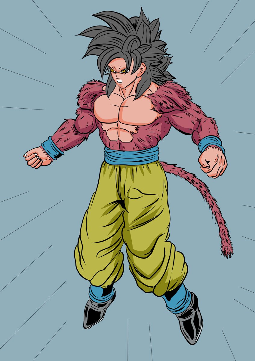 HenryKnight_art's tweet photo. Goku Super Saiyan IV https://t.co/PhDkB8wrn7