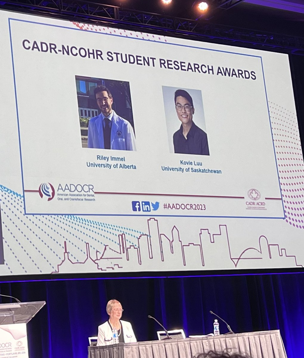 WalterLSiqueira's tweet photo. I am delighted to share that the @USaskDentistry had an excellent performance in the last AADOCR/CADR meeting. I am thrilled to announce that we received 10 awards. We are proud of our achievements and grateful for the recognition we received from our peers during the meeting https://t.co/uPzrALDXum