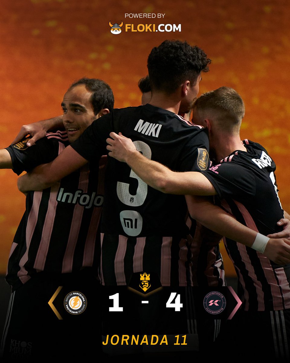 ⚡ <a href="/RayodeBarcelona/">Rayo de Barcelona</a> 1 - 4 @kunisport ⚫

#KingsLeagueJ11 #InfoJobs