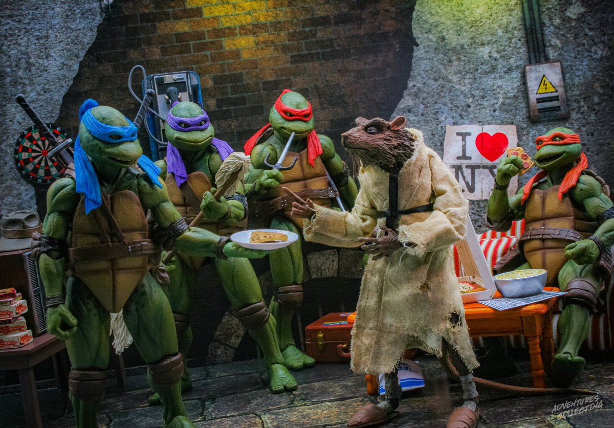 aic_podcast's tweet photo. Cowabunga, dudes! It wouldn’t be #tmntday if we didn’t bust out the #necaturtles, right?! How are you celebrating? Let us know below!

Save 15% at https://t.co/zLNn69NSK5 with code AIC

🧸: @neca_toys
📸: @canonusa 
💡: @neewer 
🖼: @dioramaprints

#tmnt #neca #toyphotography https://t.co/dckNNIbj9c