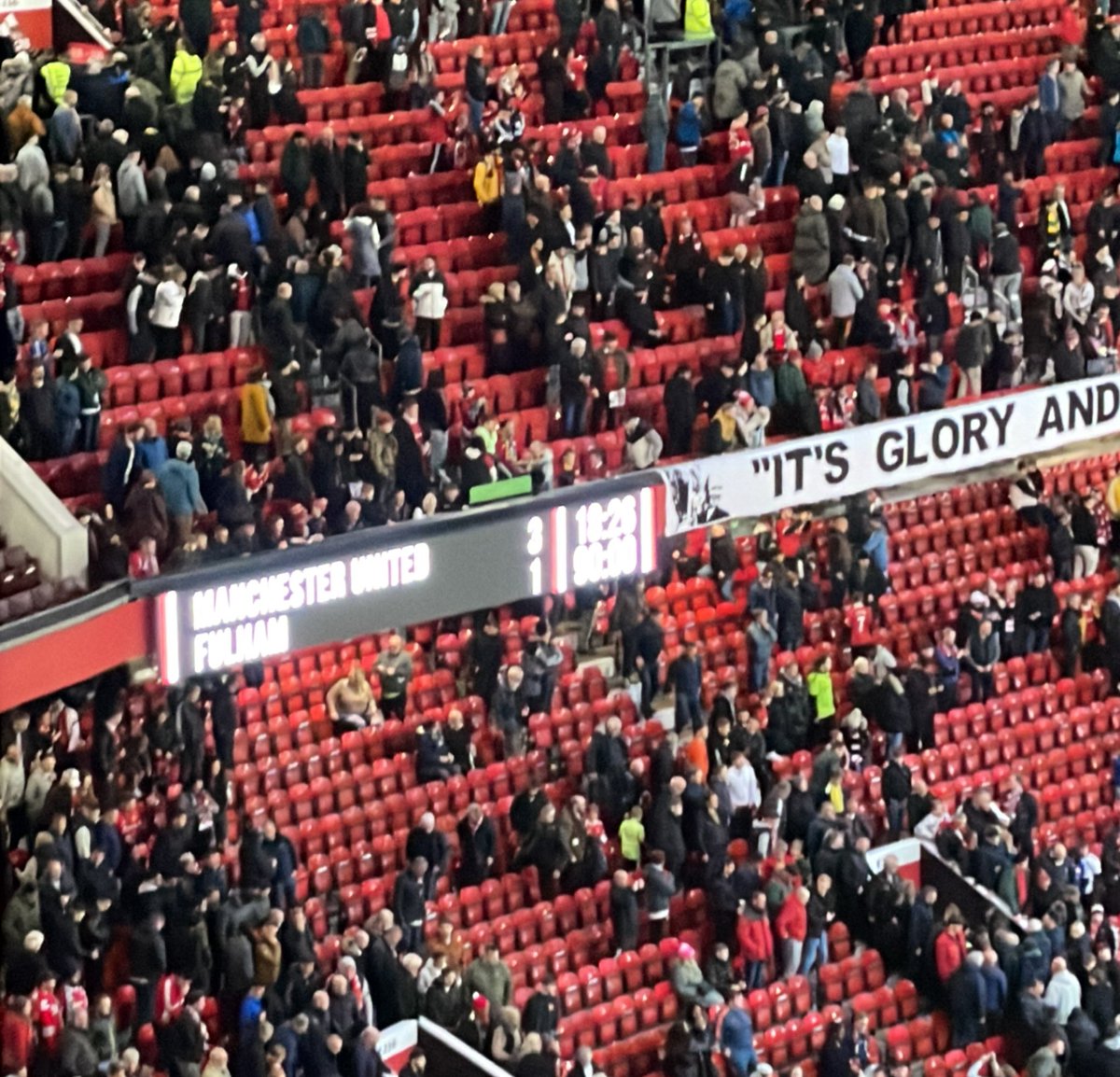 What a match to catch irl. How bless to just live a train ride away from United 🙏🏽❤️