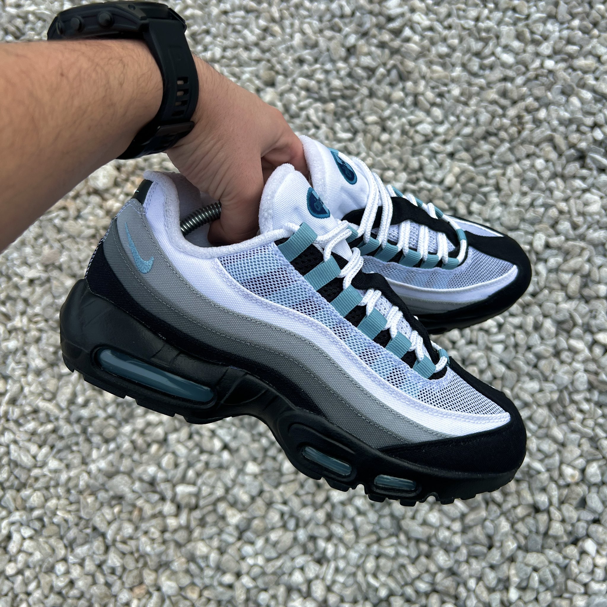 Bennetts X Nike Air Max 95 By You Worn Blue https t pMUNDQyBcw X
