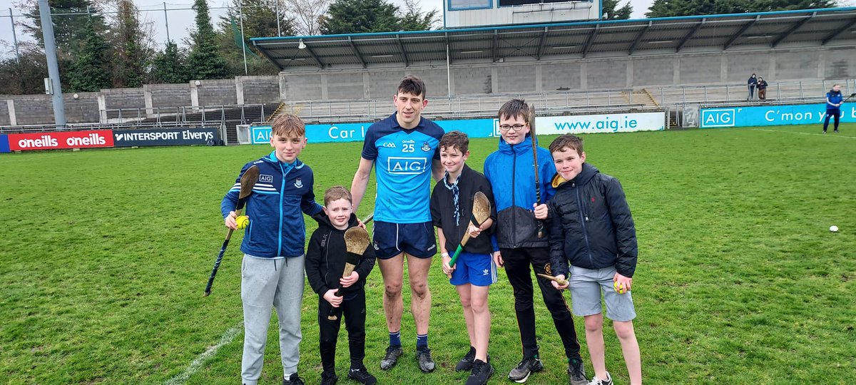 gersgaa's tweet photo. Good win for the Dublin hurlers in Parnell today and great to see some of our future Gers hurlers supporting the Boys in Blue 👏 

Thanks to Paul Crummey for getting in a photo with the lads #COYBIB💙 https://t.co/GjAuDIMCje