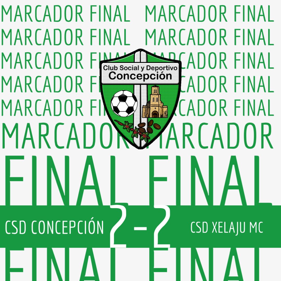 csd_concepcion's tweet photo. Marcador Final 
⚽️Emmi Mejía 
⚽️Ana Samayoa
#DaleAlbiVerde https://t.co/lfbT4VCc5h