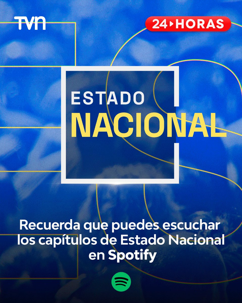 24HorasTVN's tweet photo. 📡 #24Showcast 

🟢 Escucha en Spotify el nuevo capítulo de #ENacional  ➡️   

https://t.co/5jZuUV0KpN https://t.co/KjxjNuiFgv
