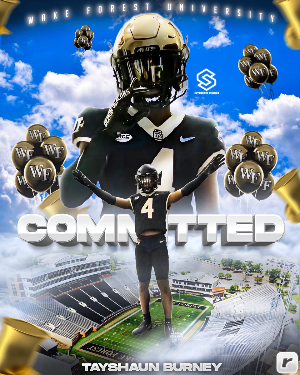 TayshaunBurney4's tweet photo. 1000% committed to Wake Forest Univeristy 🎩 @MarshallMcDuf14 @CoachClawson @CoachBradLambo @Coach_Mummau https://t.co/jUMjBevFZ4