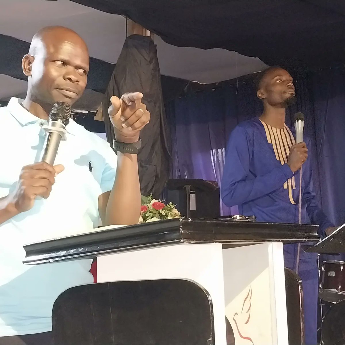 Kyebaptistch's tweet photo. Pastor Samuel Davis Hiire spoke on the theme of" A Spirit of Excellence", with the key scriptures from Daniel 6:3, Colossians 3: 23 and John 15:16.# Sunday Sermon #Kyebando Baptist Church # Building on the rock https://t.co/bBVoGCzxGc