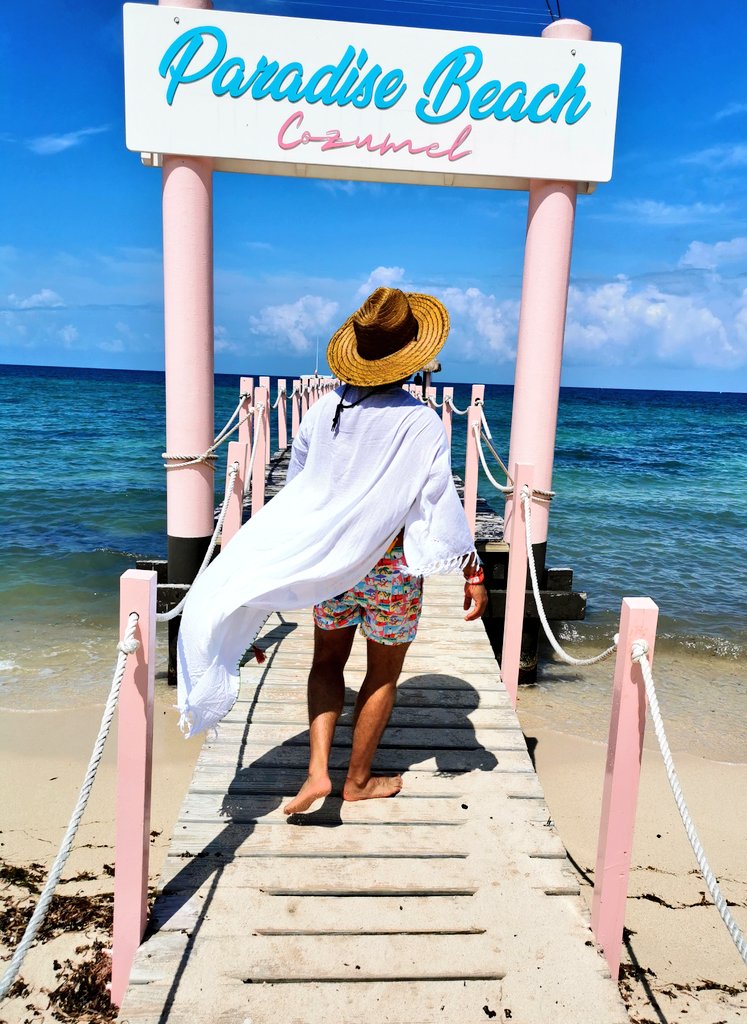 #Sunday 🌊🐻🥰🇲🇽 #Cozumel #Mexico #Monoki.adlt #ParadiseBeach