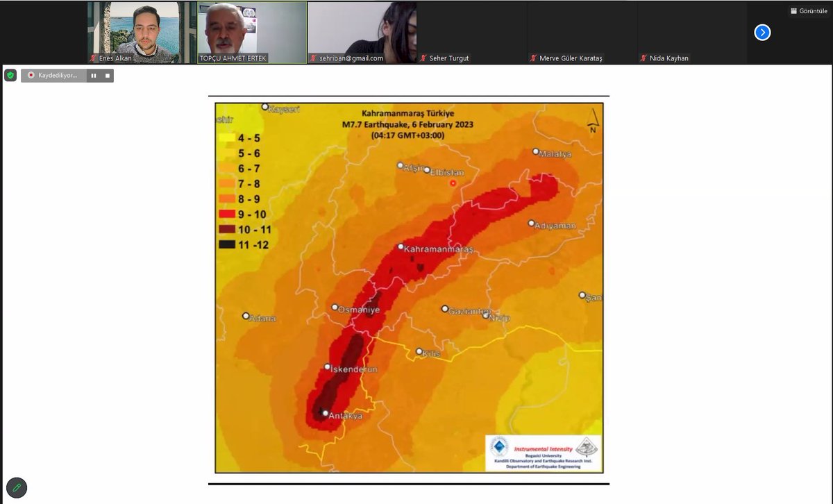 Coğrafya ve Deprem Akademisi'nde 4. Ders Gerçekleşti.

Türk Coğrafya Kurumu Başkanı Doç. Dr. Ahmet Ertek'in katılımlarıyla "Türkiye'nin Deprem Kuşakları ve Şubat - 2023 Kahramanmaraş Depremleri " konulu dersimiz ile akademimizin dördüncü ayağı tamamlandı.