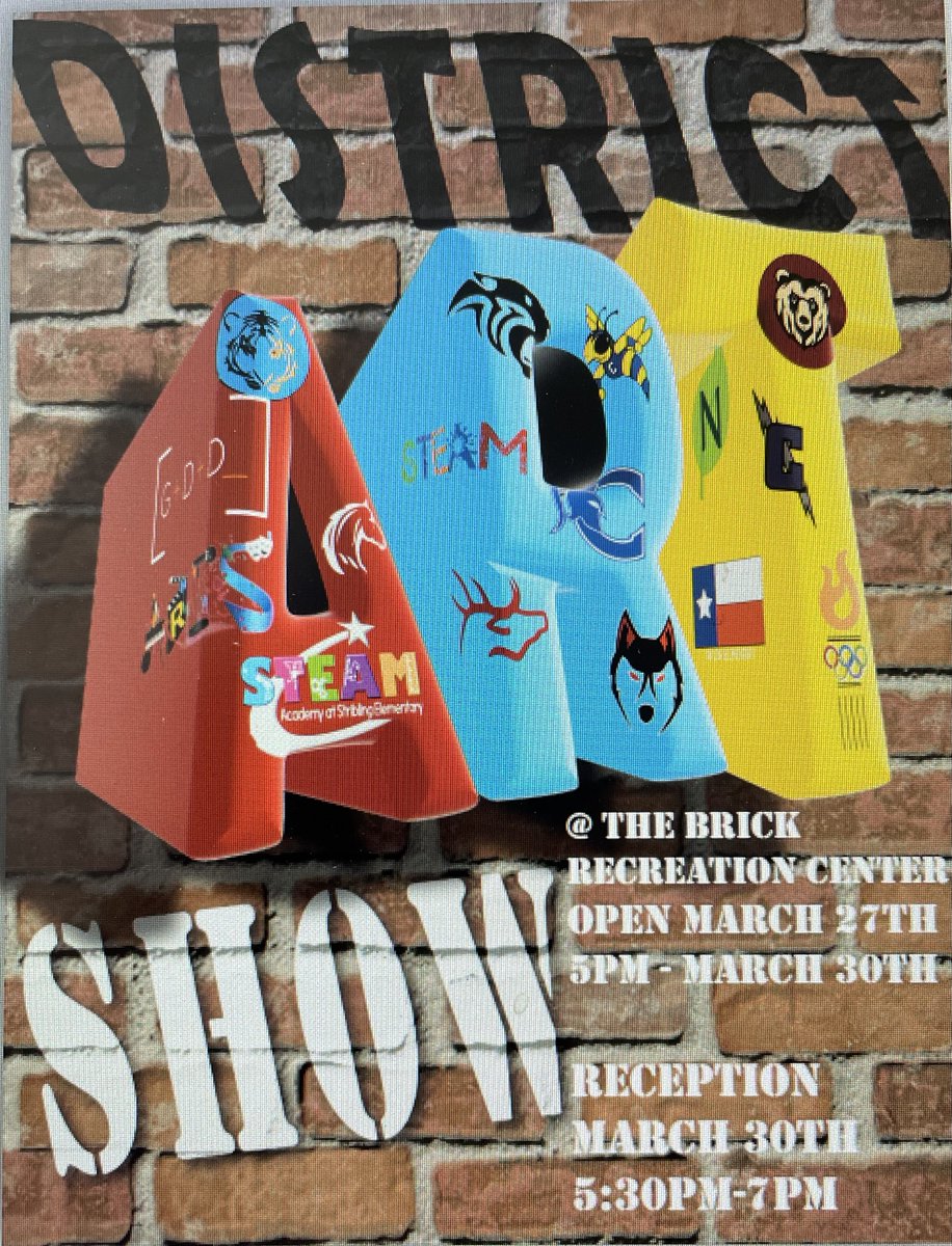 hmsartdept's tweet photo. Free family event! Come see what we have been inspired to create this year. https://t.co/upnDxaOER4
