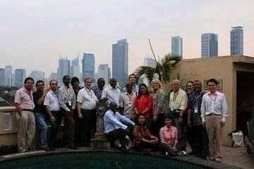 AkolMiyenKuol's tweet photo. Group photo after presenting my #Sudan Peace Plan at a conference organized by The Media Project, #Jakarta, #Indonesia, August 2009. #TheMediaProject #peace #media https://t.co/aOIqT75C5p