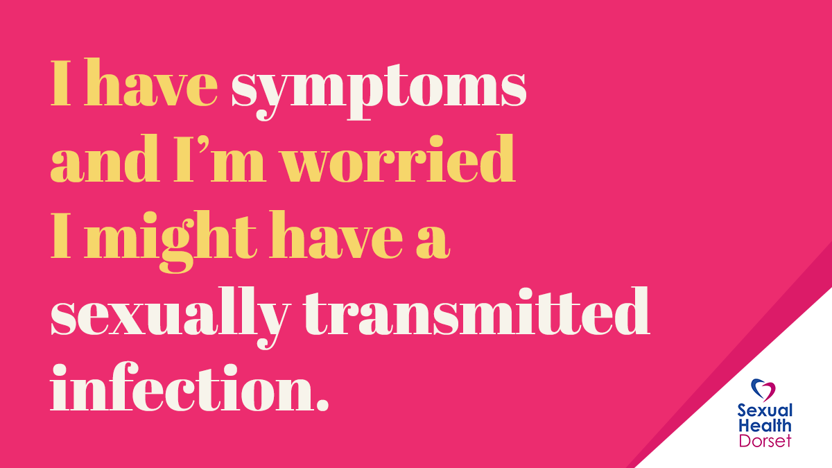 In Dorset, if you have symptoms and worried you might have a Sexually Transmitted Infection (STI), contact us in Bournemouth or Weymouth to get a check-up and treatment, if needed. 0300 303 1948 to book. sexualhealthdorset.org/find-service 
#sexualhealthindorset #sti #checkup #dorset