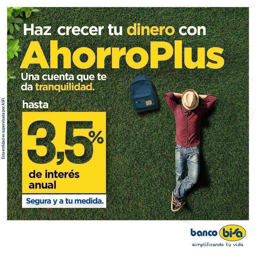 Abre ahora tu caja de ahorro aquí 👉 bisa.com/atulado/onboar… haz crecer tu dinero y disfruta de productos y servicios adicionales.
✅      Tasa de interés preferencial.
✅      Sin restricciones de retiros ni canales.
✅      Apertura online.
#BancoBisaSimplificandoTuVida