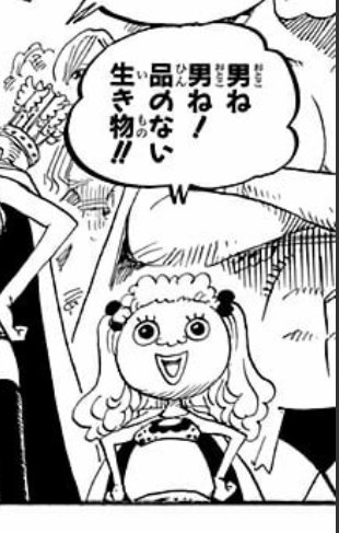 星の数ほどいるワンピースのキャラの中で一番目も当てられないようなデザインしてるキャラはこいつだと思う 