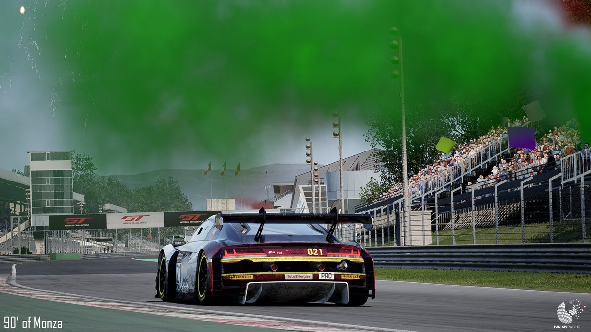 ChrisRize21's tweet photo. 📸Lots of fun driving to a P6 finish this weekend at the @panamracing 90' of Monza🇮🇹
A unique & new exciting multi class format with 3 pit stops mixed in really makes the strategy shine👏
See you on track for the next! #DrivePanAm
#beACC #SimGrid #esports #simracing #AudiSport https://t.co/xD3L4eFsbM