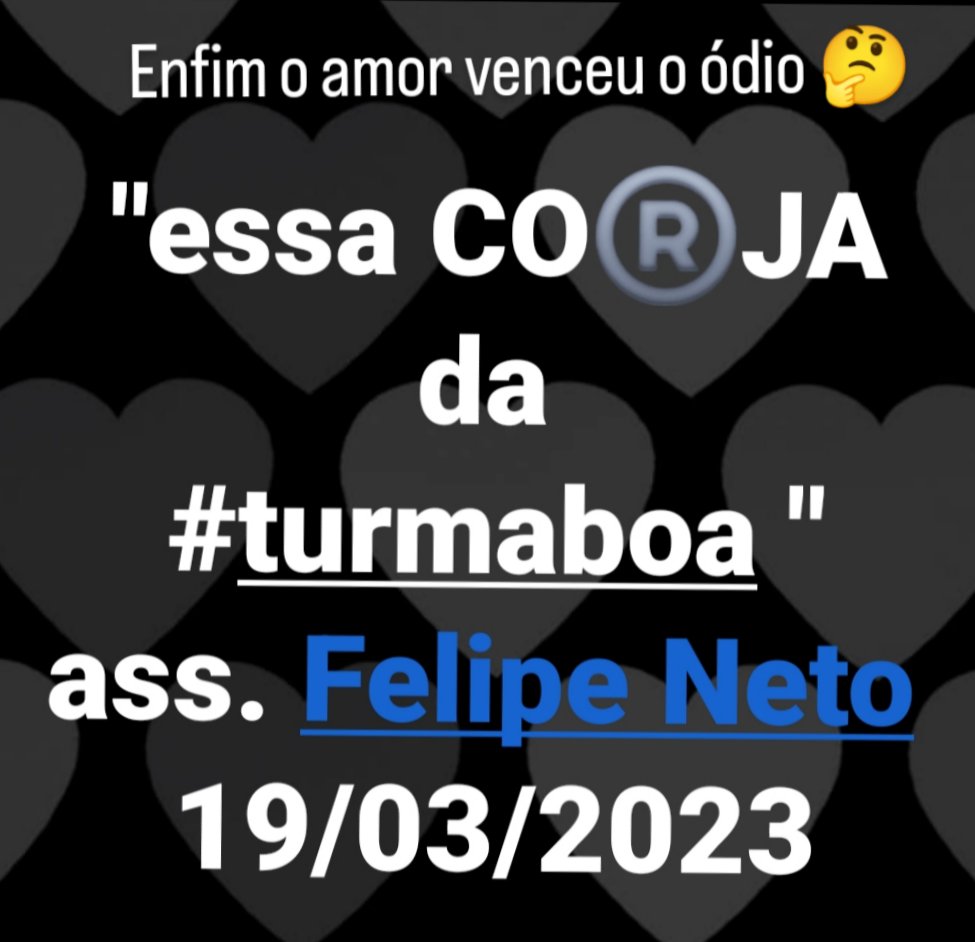 DeniBand12's tweet photo. @WilliamJacob @felipeneto @Politi_zando @Pr_AlexandreGon Boa noite CO®JA chata do carvalho, já fizeram o seu twitaço....👇🏼
#CARTELDOSBANCOS
Se não ai ai, serão cobrados da @TurmaBoa1 a militância mais chata do Brasil, segundo @felipeneto .
😂
#DeniBandPuraTreta🌹🇧🇷 https://t.co/lBHL1oHJJ7