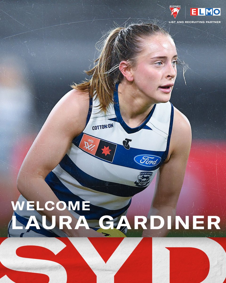 We welcome Laura Gardiner to the club after securing a trade with Geelong, who will receive Pick 1 of the AFLW Supplementary Draft.

This news was brought to you by <a href="/ELMO_Software/">ELMO Software</a>, the club's official list and recruiting partner.

📝 READ MORE: bit.ly/3yNiBGv