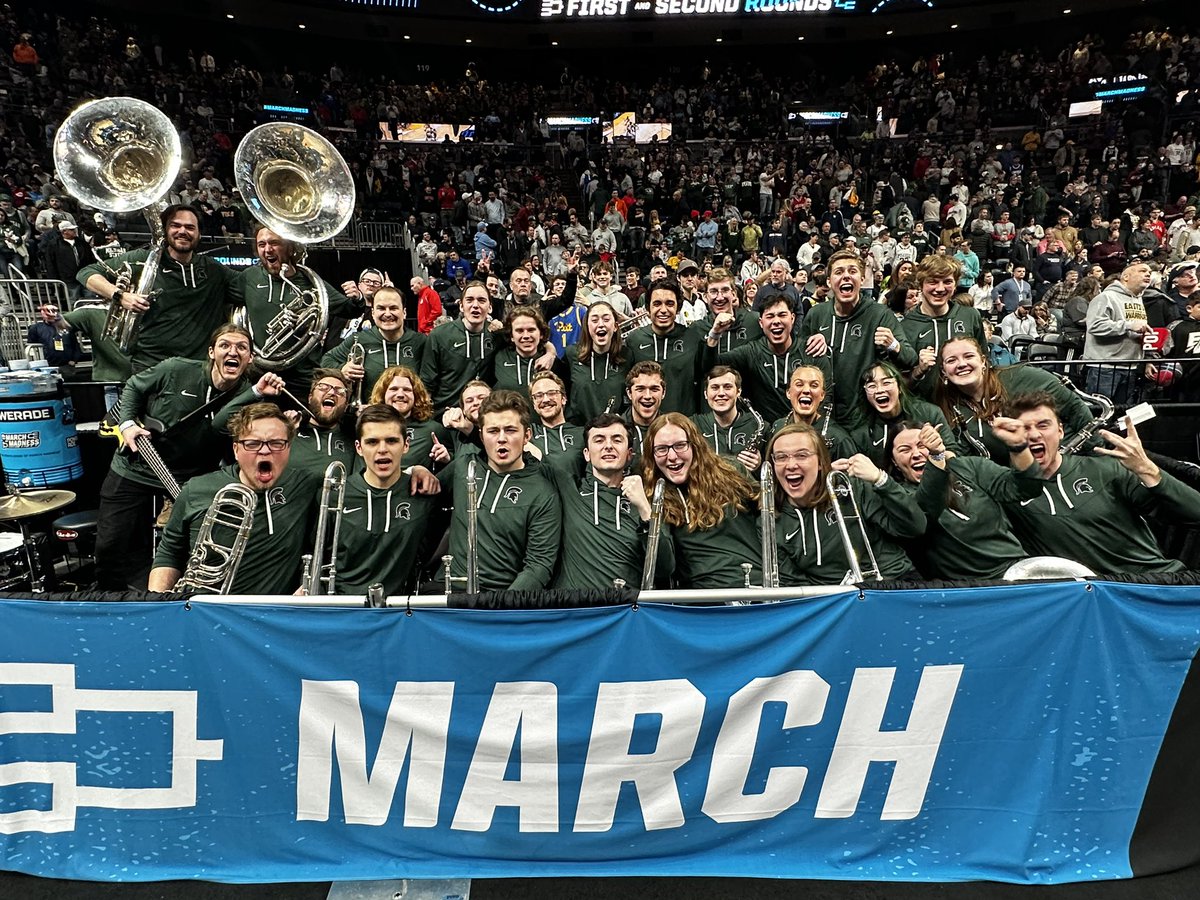 Feeling pretty SWEET with <a href="/MSU_Basketball/">Michigan State Men's Basketball</a> 🟢⚪️ #Sweet16 #v4msu