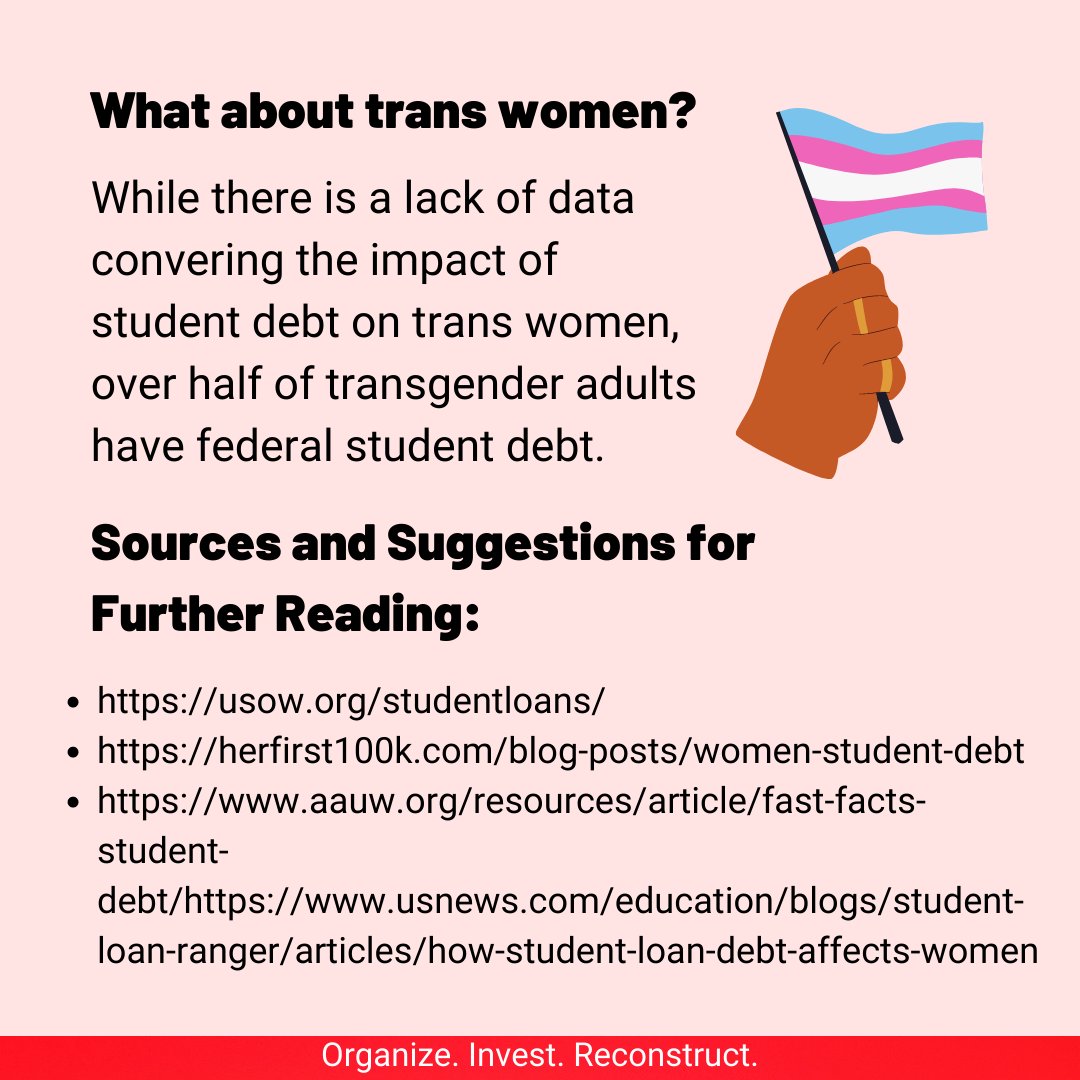 🚺This women's history month, we want to highlight how student debt impacts women in particular. 

#womenshistorymonth #studentdebt #genderwagegap #studentdebtcrisis #thefutureisequal