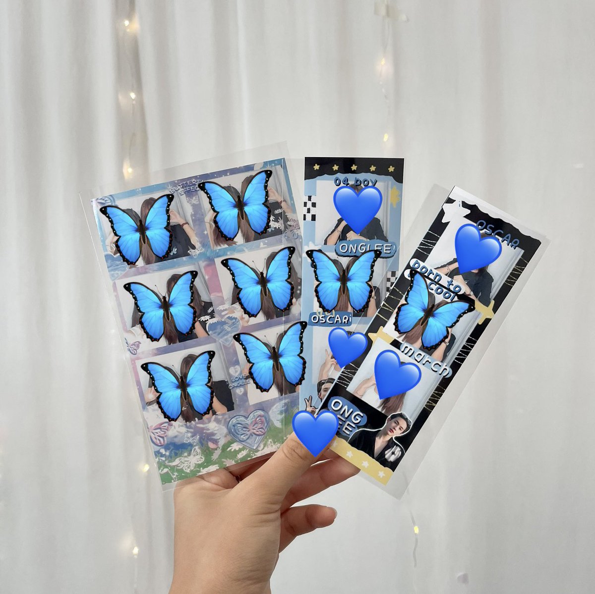 _kyoongbeeee's tweet photo. เฟรมน้องอองรีน่ารักมาก💙🦋 
#TheButterflyEffectOfOnglee 
#PPx2023ONGLEEDAY https://t.co/47qQ5xuoTy