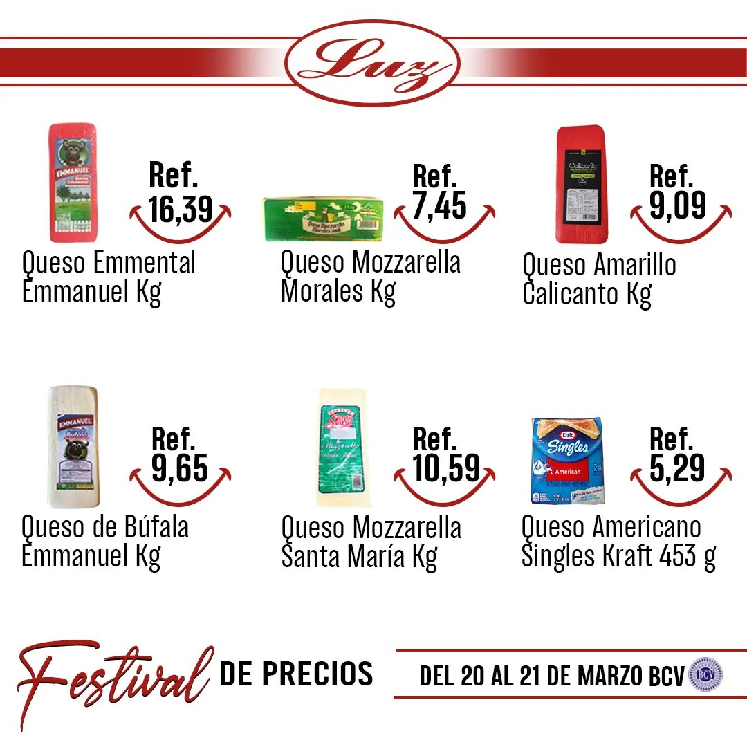 mercadosluzca's tweet photo. Ven y disfruta del #FestivalDePrecios en todas nuestras sucursales y en #LuzQuick desde el 20 al 21 de marzo

#Automercados #marzo2023 #19deMarzo #FestivaldePrecios  #descuentos #mercado #promos #market #mall #supermercado #comida #ofertas #promociones https://t.co/R4Wzje7wzU