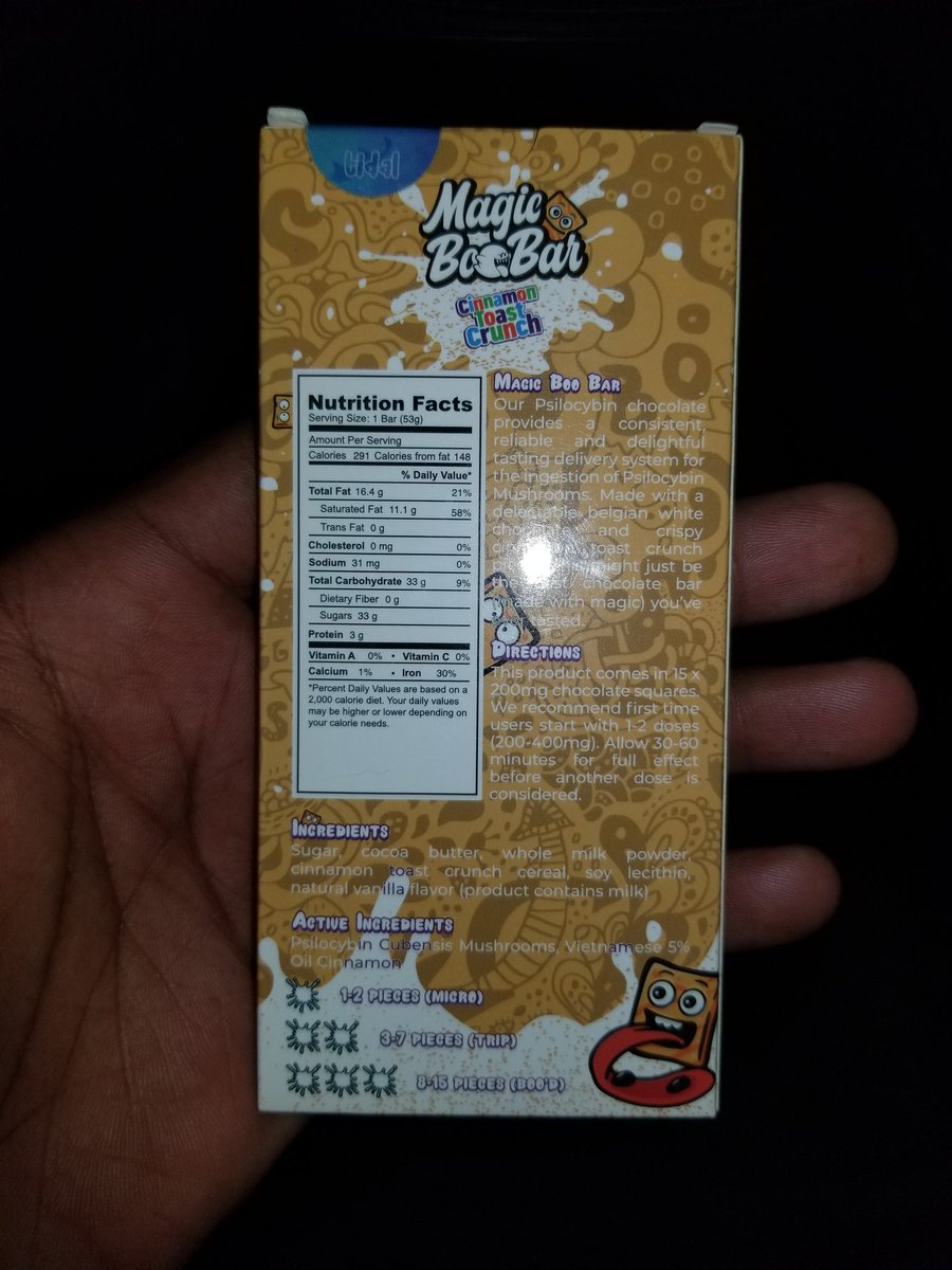 heismycool's tweet image. #PsilocybinMushroom 
#MagicBooBar
#CrunchMagic
#BelgianChocolate
#CinnamonToastCrunch