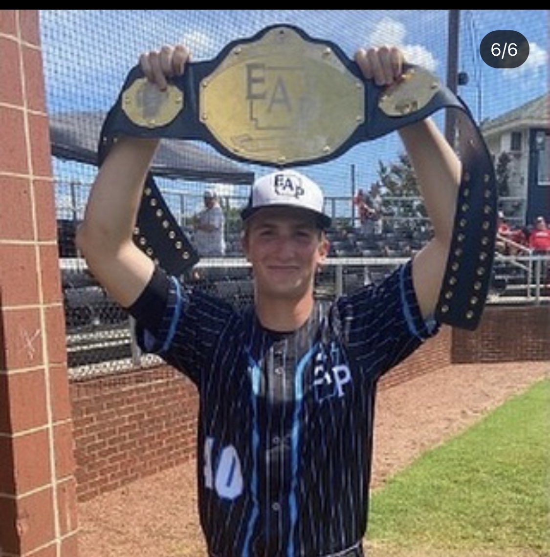 Brett Gastman 
<a href="/BrettGastman14/">Brett Gastman</a> 
7 innings 
2H 2R 17K 0BB
For <a href="/CrowderBasebal1/">Crowder Baseball</a> today. 

LHP I’ve seen up to 90mph in-gym.

Another #EAPdude that will need a 4 yr home next fall.