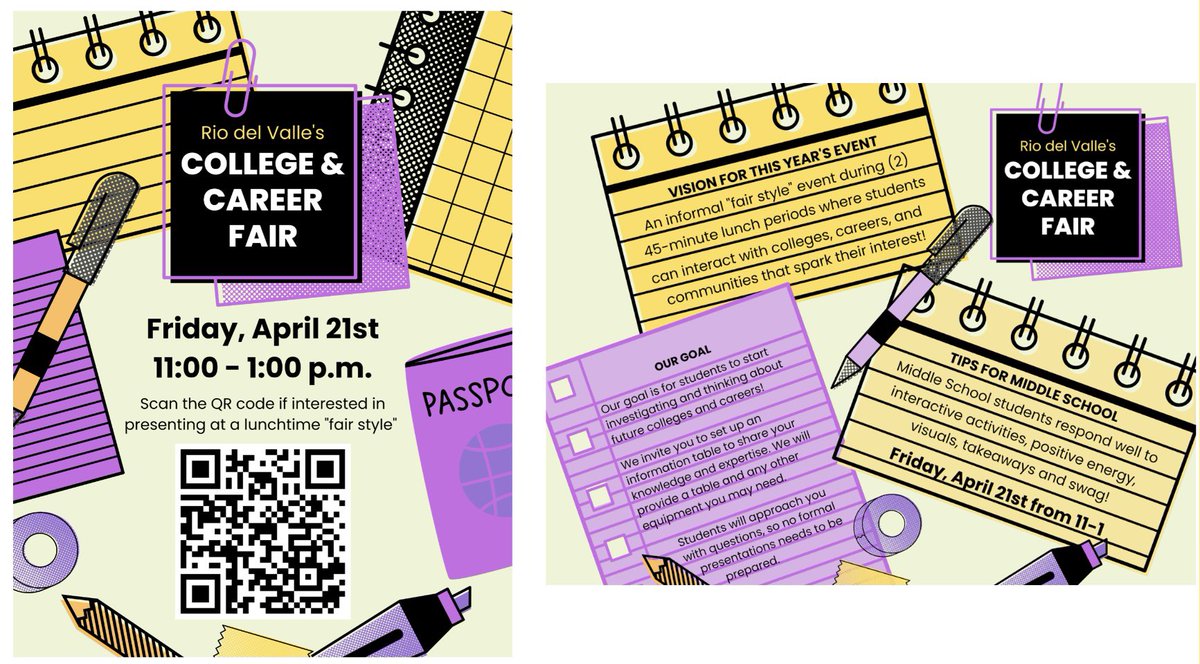 Pleased to announce and invite ALL of our friends, former students, and community partners to participate. Please consider signing up using the QR code or at forms.gle/WhcQtdK7MnbCWG…