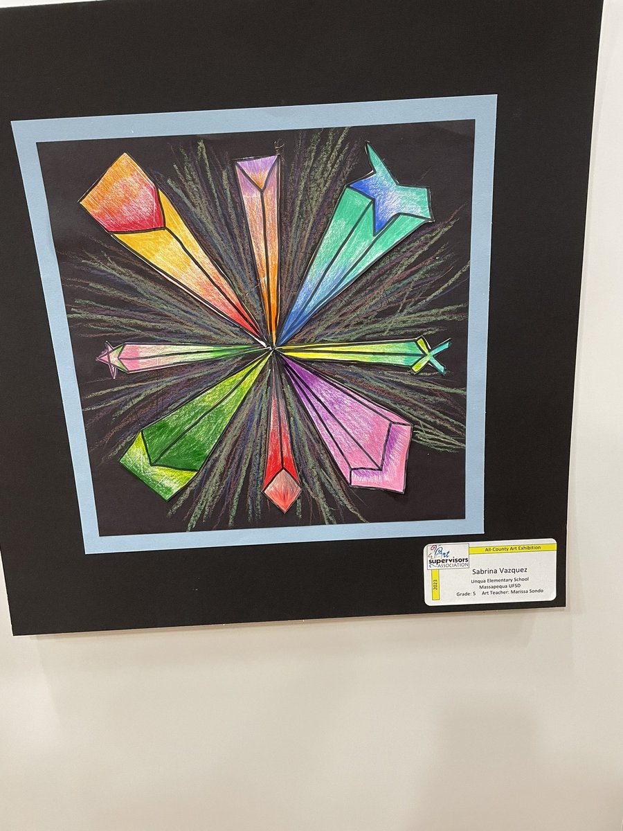 So proud of my student Sabrina for having her work displayed at this year’s Long Island Art Exhibit!