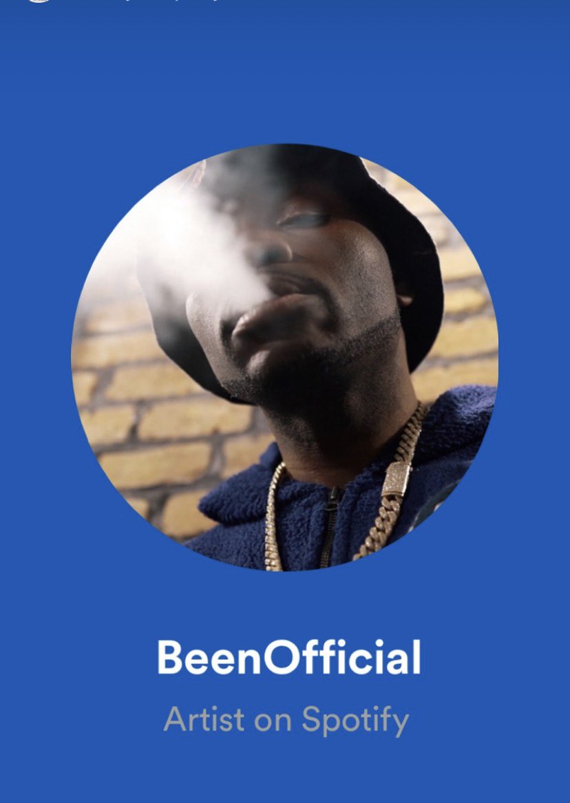 BottomLyneMusic's tweet photo. Tap in.  BeenOfficial on @SpotifyUSA #Spotify #BeenOfficial #HipHopartist https://t.co/9jQNvvj5s8