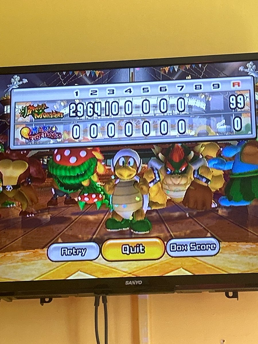 RubyFanGirl101's tweet image. 99 - 0!

#MarioSuperSluggers