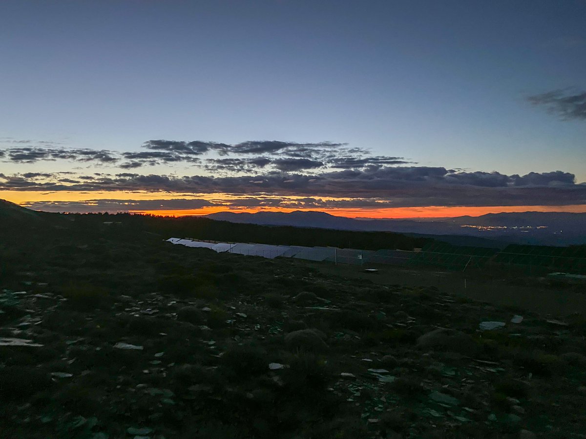 Saying goodbye to the sun one last time from the <a href="/CalarAltoObs/">Calar Alto Obs.Astr.</a>. Ready for what it looks to be a really busy night. Let’s hope we get all the data we need