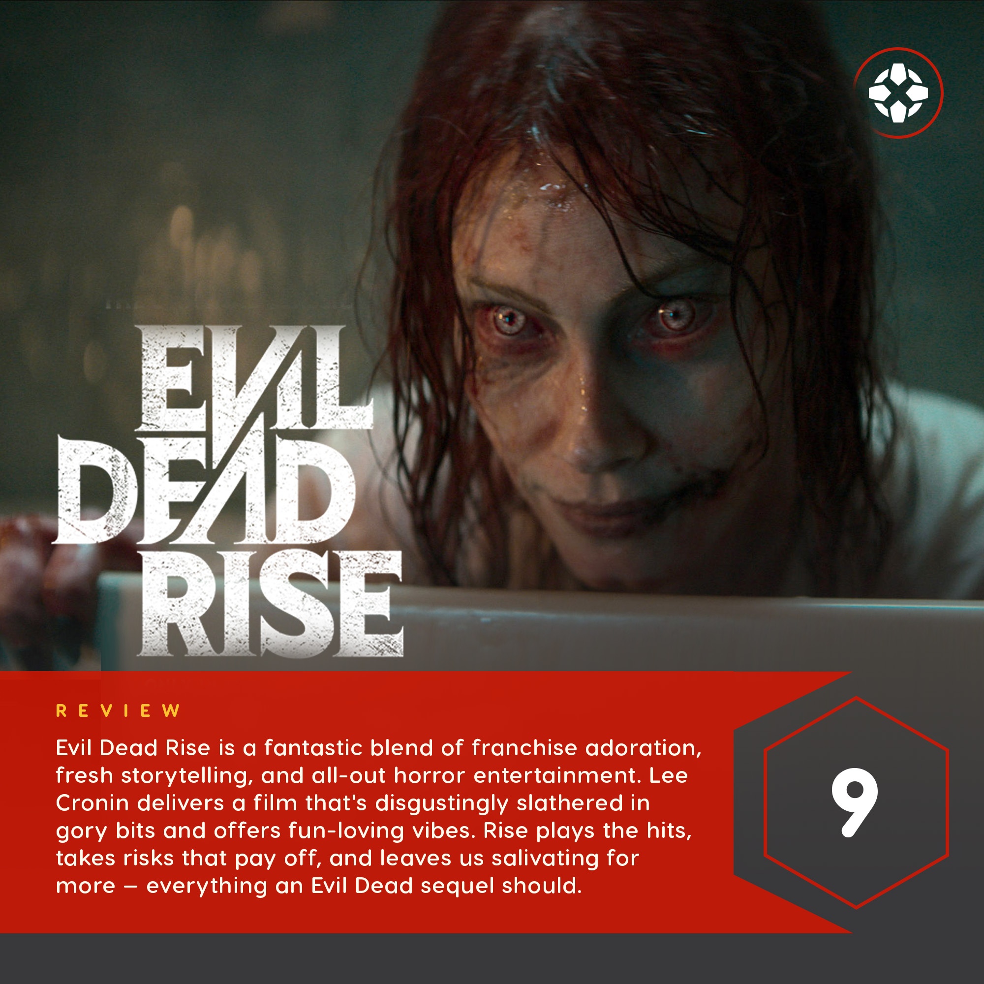 IGN on X: Any way you slice Evil Dead Rise's sticky-gooey-bloody charge  into the next chapter of Evil Dead storytelling, it's a success. Our  review:   / X