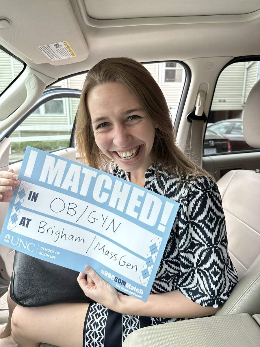 Asparkler's tweet photo. Feeling so blessed and lucky! SO excited to start residency in OB/GYN at Brigham and Women’s/Mass General!! Thank you to my amazing friends, family, and mentors who have supported me on this journey!! Much love and gratitude 💜💜 @BWHMGHObGyn 
#match2023 #uncsommatch https://t.co/YeQ46mxTUU
