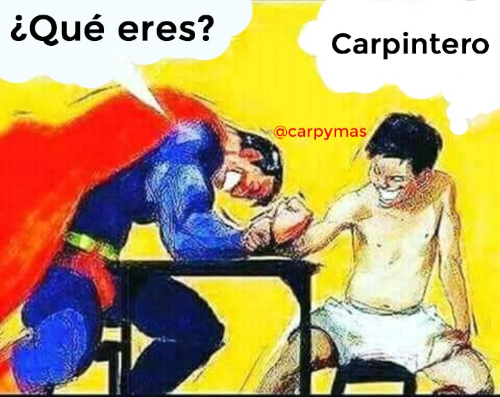 Carpymas's tweet photo. Día del #carpintero 😎 
Felicidades a todos los colegas. https://t.co/m778qU5vUg