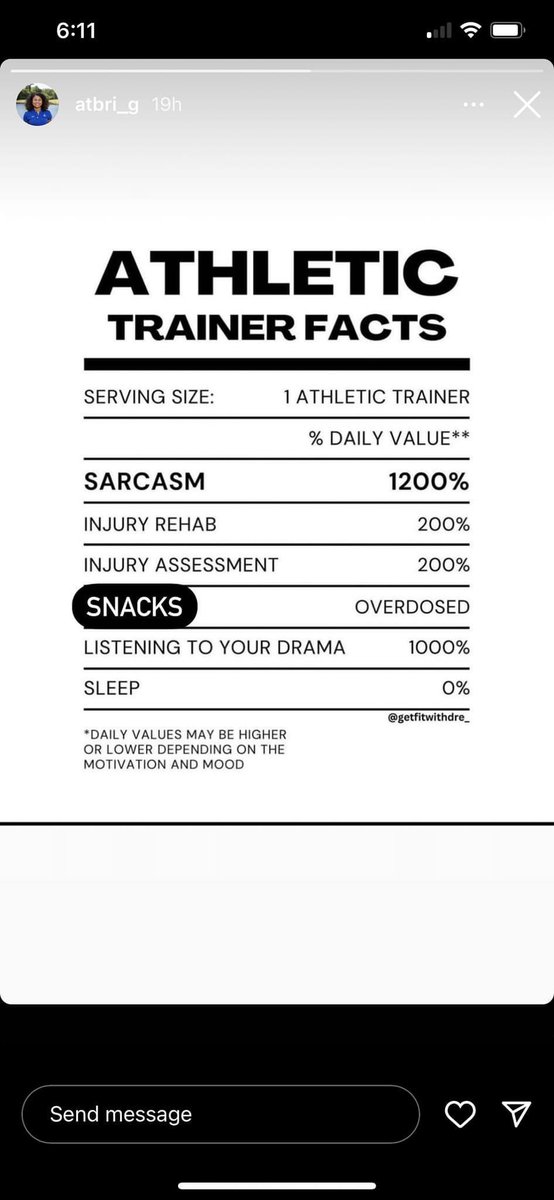 As we continue to celebrate NATM 2023, I stole this interesting AT label which does a good job in breaking down our existence and importance in providing healthcare.  Let your leadership know what you are capable of. ⁦<a href="/NATA1950/">NATA</a>⁩ ⁦<a href="/SWATAD6/">SWATA</a>⁩